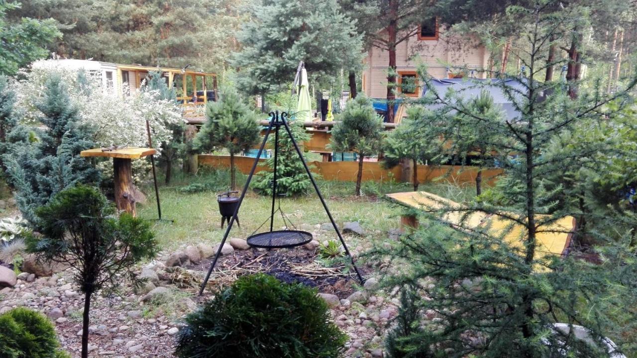 Domek W Ogrodzie Caloroczny 800M Od Parku Wodnego Suntago Ranczo Gold Mania Krzyzowka  Luaran gambar